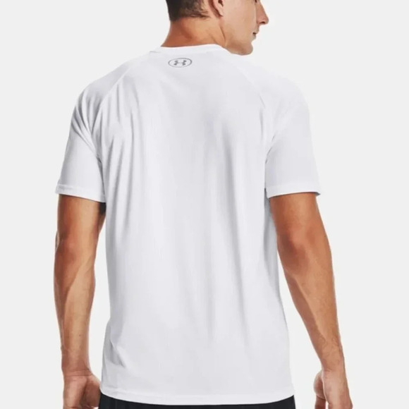 Under Armour Men's Velocity 2.0 Tee (WHITE | SMALL) New - Picture 2 of 3